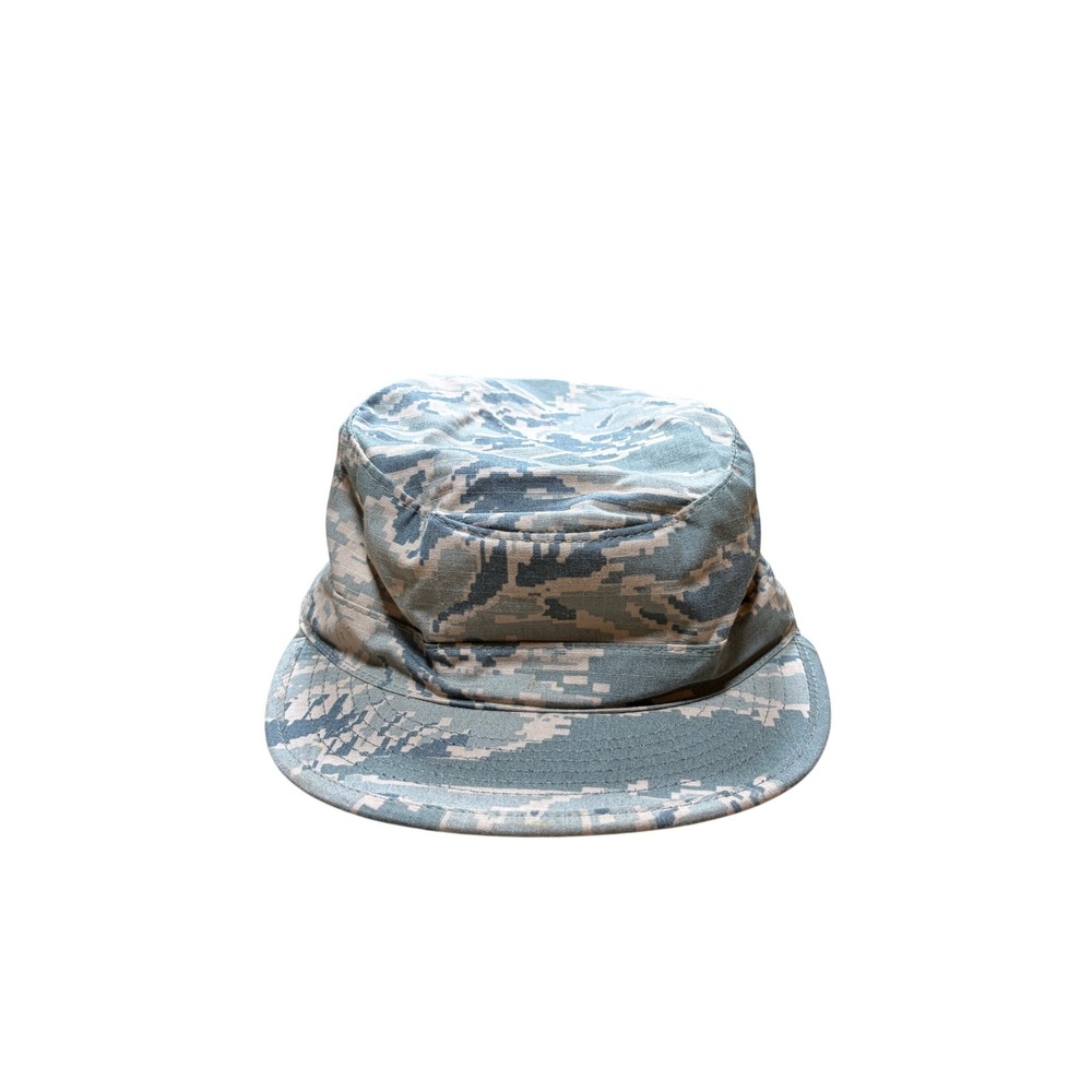 US Air Force Tiger Stripe Camo Utility Cap Bernard Cap Co Ripstop Hat Size 7
